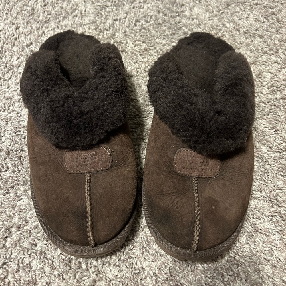 Brown Ugg Coquette Slippers W9